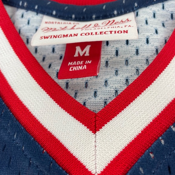 Mitchell and Ness Swingman Jersey Houston Rockets Road 2002-03 Yao Ming SZ M - Picture 11 of 13